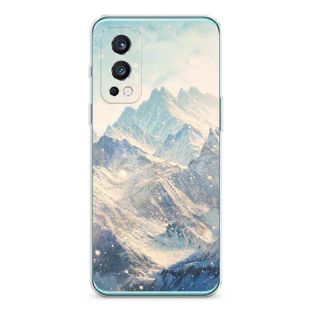 

Чехол Awog на OnePlus Nord 2 / ВанПлас Nord 2 "Горы 4", Голубой, 151750-4