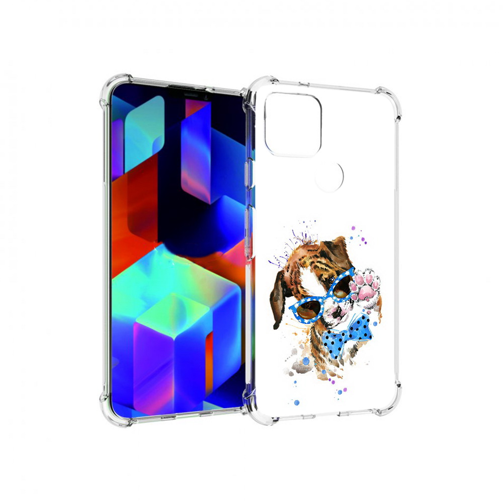 

Чехол MyPads Tocco для Google Pixel 5 лапочка, Прозрачный, Tocco