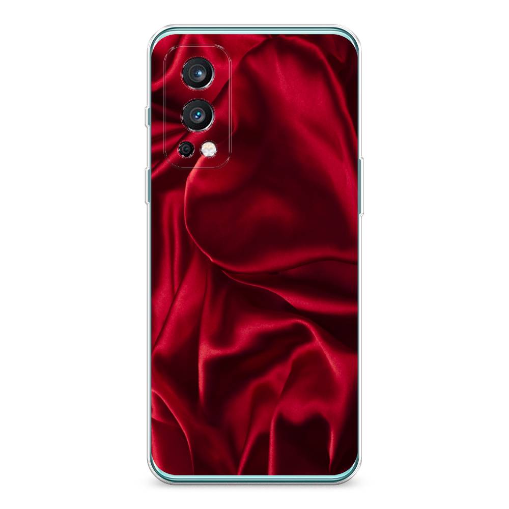 

Чехол Awog на OnePlus Nord 2 / ВанПлас Nord 2 "Текстура красный шелк", 151750-3