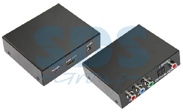 Переходник REXANT (17-6904) КОНВЕРТЕР YPBPR + SPDIF / TOSLINK НА HDMI, МЕТАЛЛ