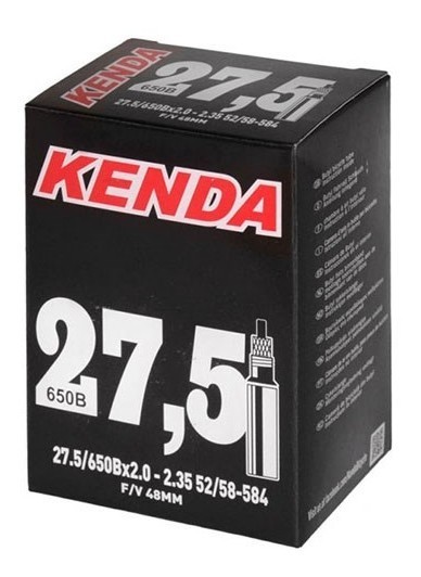 

Велокамера Kenda 27.5x2.0-2.35, f/v-48 мм с антипрокольным наполнителем, Черный
