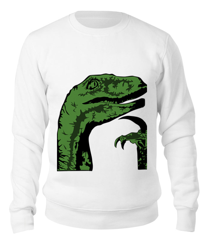 

Свитшот унисекс Printio Raptor белый S, Raptor