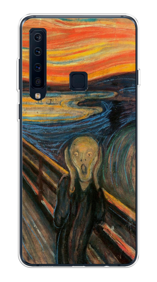 

Чехол Awog на Samsung Galaxy A9 2018 "Крик", Оранжевый;синий;серый, 26650-9