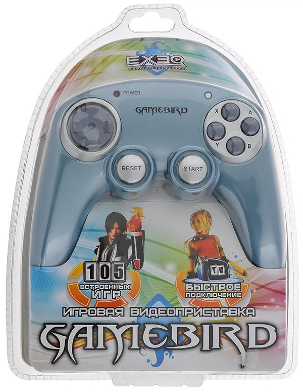 

Приставка 16bit EXEQ GameBird для мультиплатформа, 105 игр, Розовый, GameBird