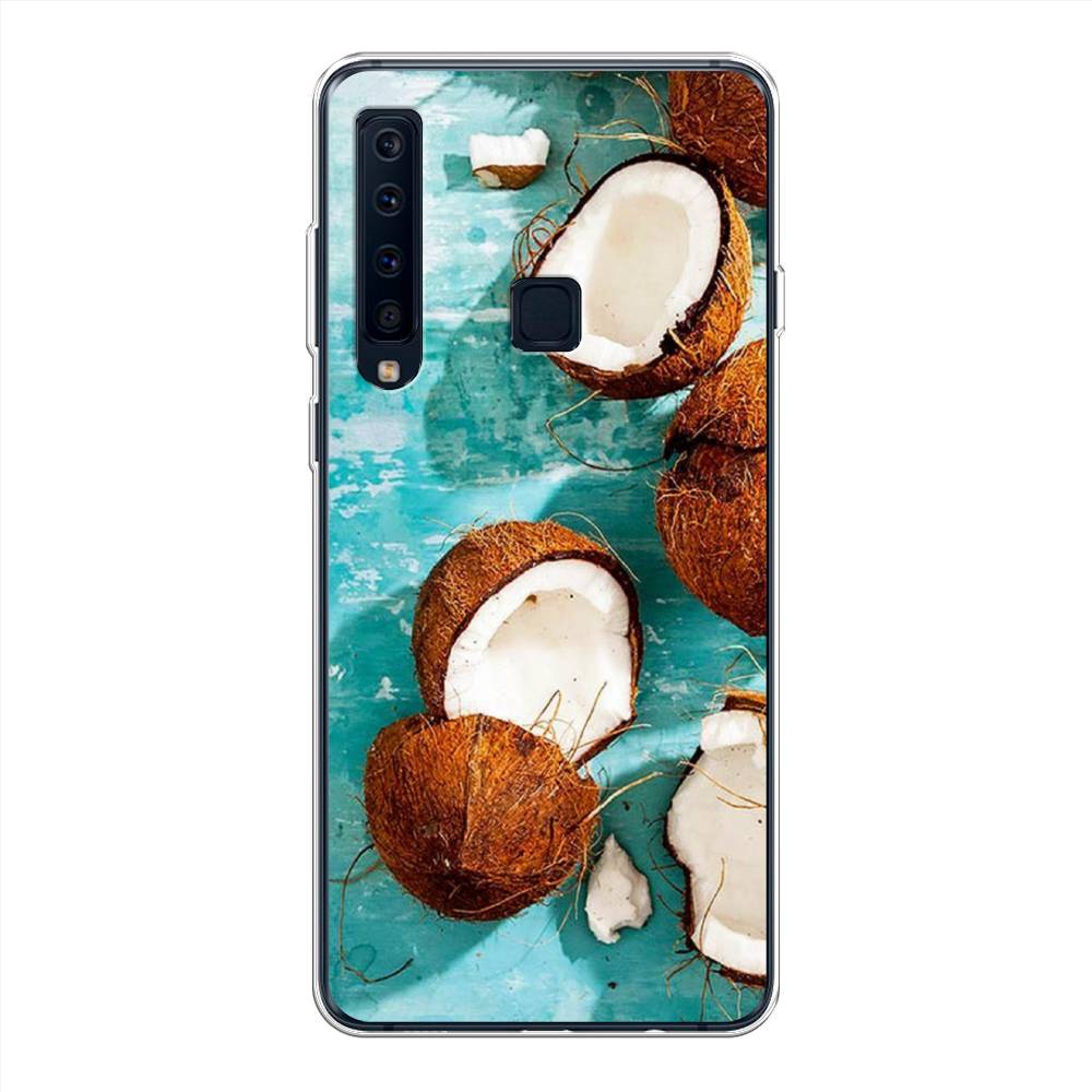 

Чехол Awog на Samsung Galaxy A9 2018 "Разбитые кокосы", Коричневый, 26650-10
