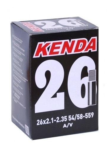 

Велокамера Kenda 26x2.125-2.35, Extreme, a/v, толщина стенки 0.87 мм, Черный