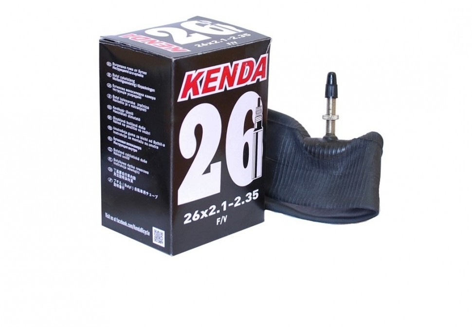 

Велокамера Kenda 26x2.125-2.35, Extreme 0,87 мм f/v-48 мм, Черный