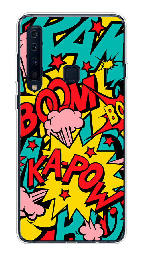 

Чехол Awog на Samsung Galaxy A9 2018 "Постер pop art", Голубой;желтый;красный, 26650-9