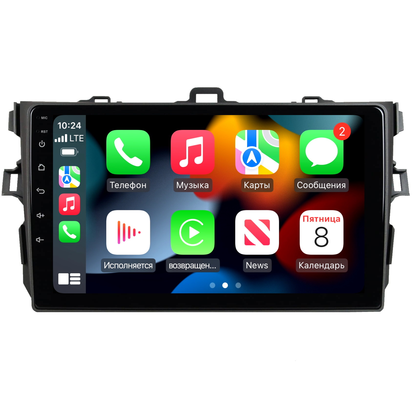 Магнитола CRS-300 Тойота Королла 2006-2012 Toyota Corolla E150 - Android 13 - CarPlay