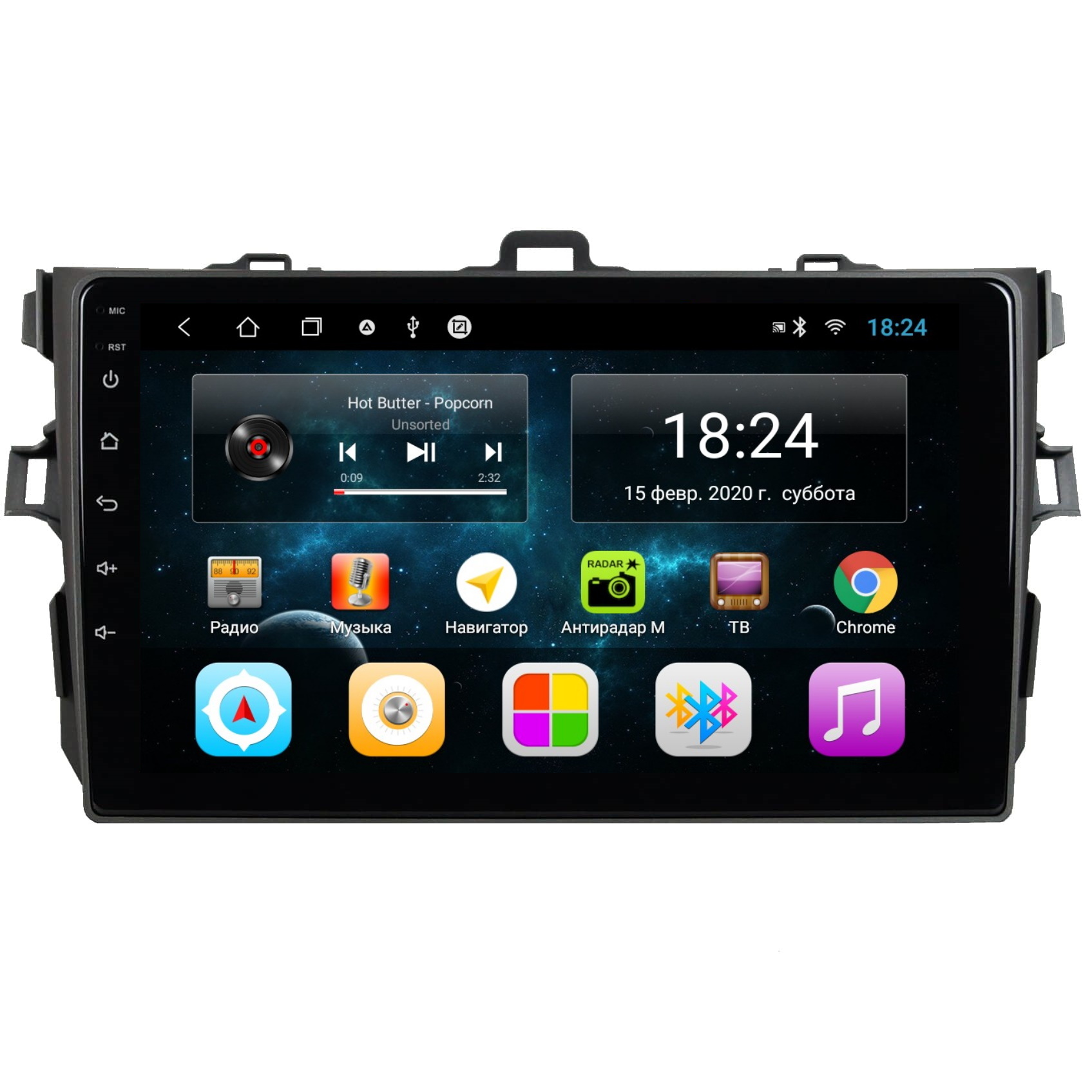 Магнитола CRS-300 Тойота Королла 2006-2012 Toyota Corolla E150 - Android 13 - IPS - DSP