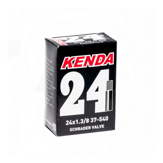 

Велокамера Kenda 24x1-3/8, 37-540, a/v, для инвалидных колясок и велосипедов СССР, Черный
