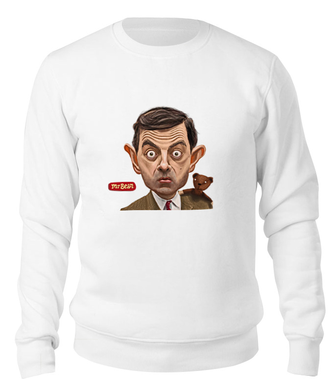

Свитшот унисекс Printio Mr.bean белый M, Mr.bean