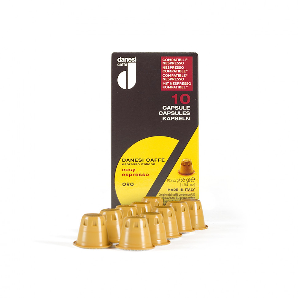 

Кофе в капсулах Danesi Caffe Easy Espresso Oro, 10 капсул, Caffe Easy Espresso Oro