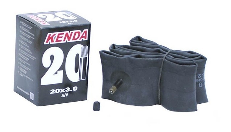 

Велокамера Kenda 20"x3.00, для фэтбайка, a/v, Черный