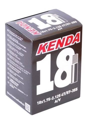 

Велокамера Kenda 18x1.75-2.125 a/v, Черный