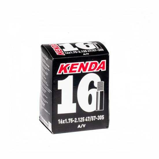 

Велокамера Kenda 16x1.75-2.125 a/v, Черный