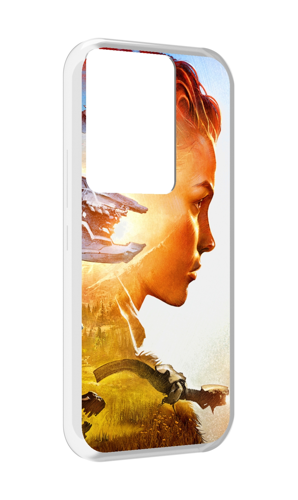 

Чехол MyPads Horizon Zero Dawn art для Itel Vision 3 Plus / Itel P38 Pro, Прозрачный, Tocco
