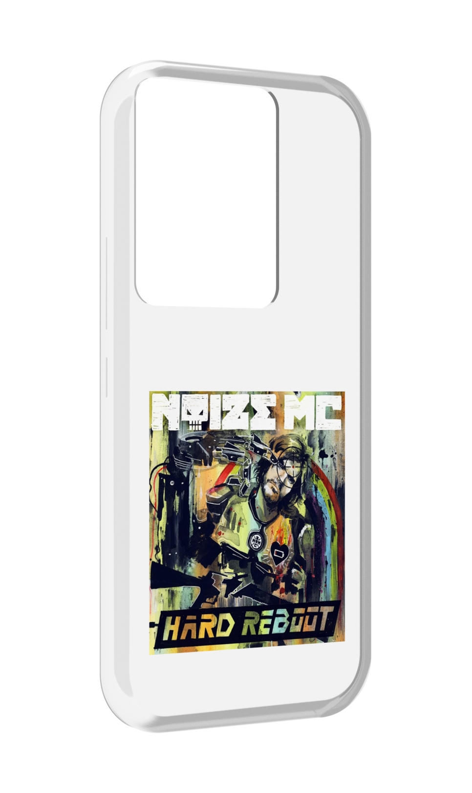 

Чехол MyPads Hard Reboot Noize MC для Itel Vision 3 Plus / Itel P38 Pro, Прозрачный, Tocco