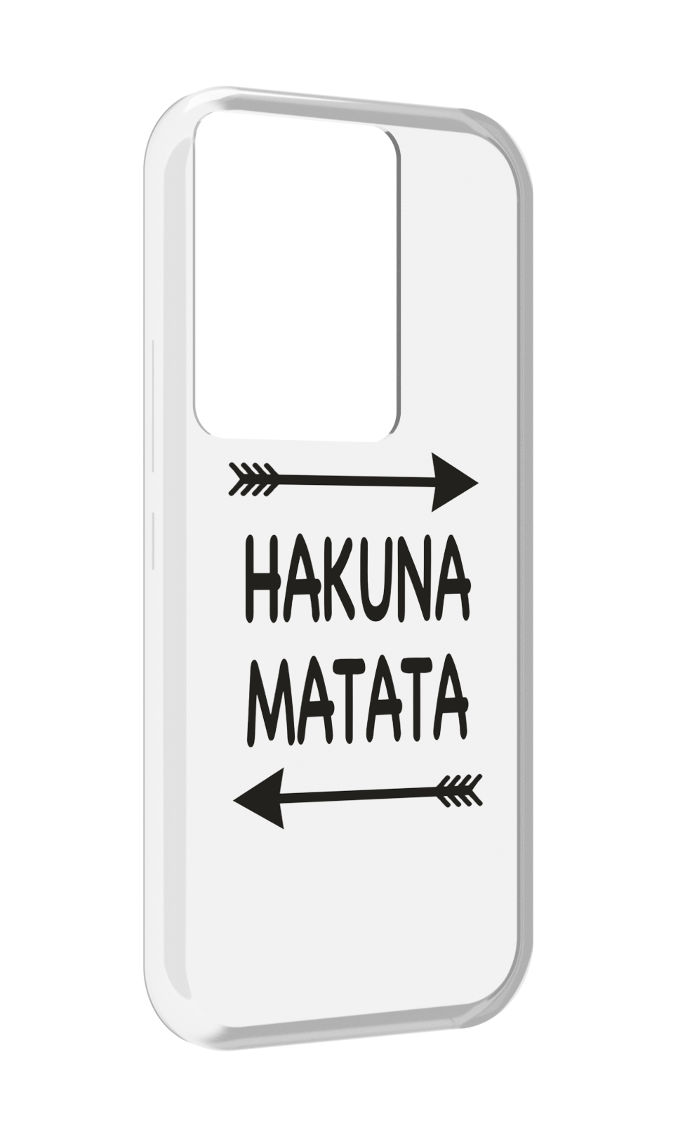 

Чехол MyPads Hakuna-Matata для Itel Vision 3 Plus / Itel P38 Pro, Прозрачный, Tocco