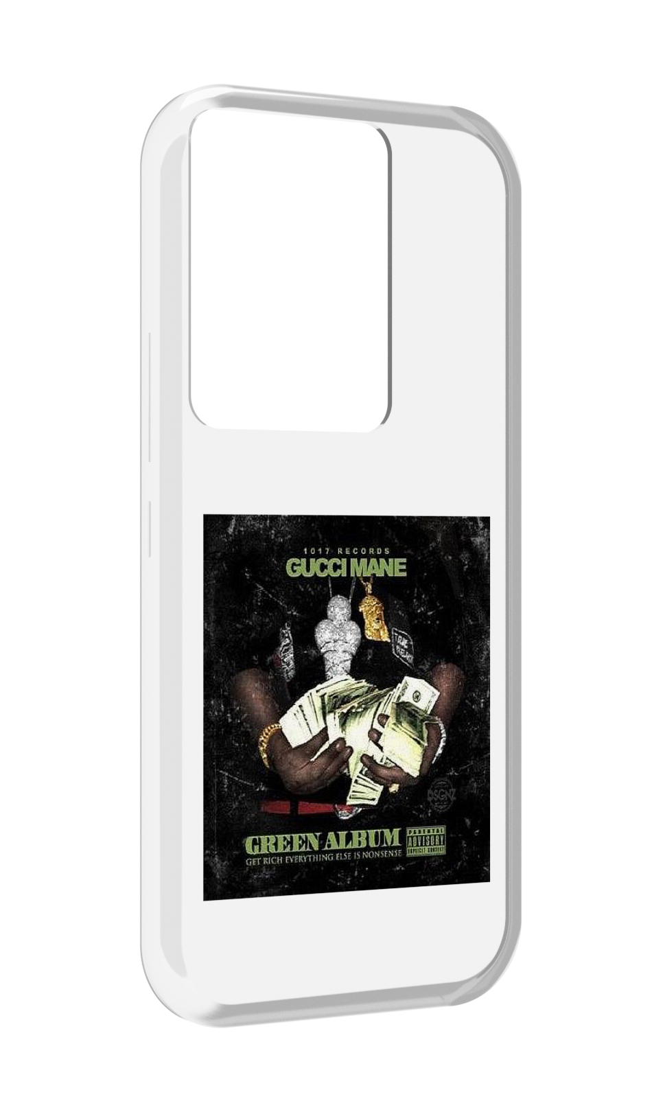 

Чехол MyPads Gucci Mane & Migos - The Green Album для Itel Vision 3 Plus / Itel P38 Pro, Прозрачный, Tocco