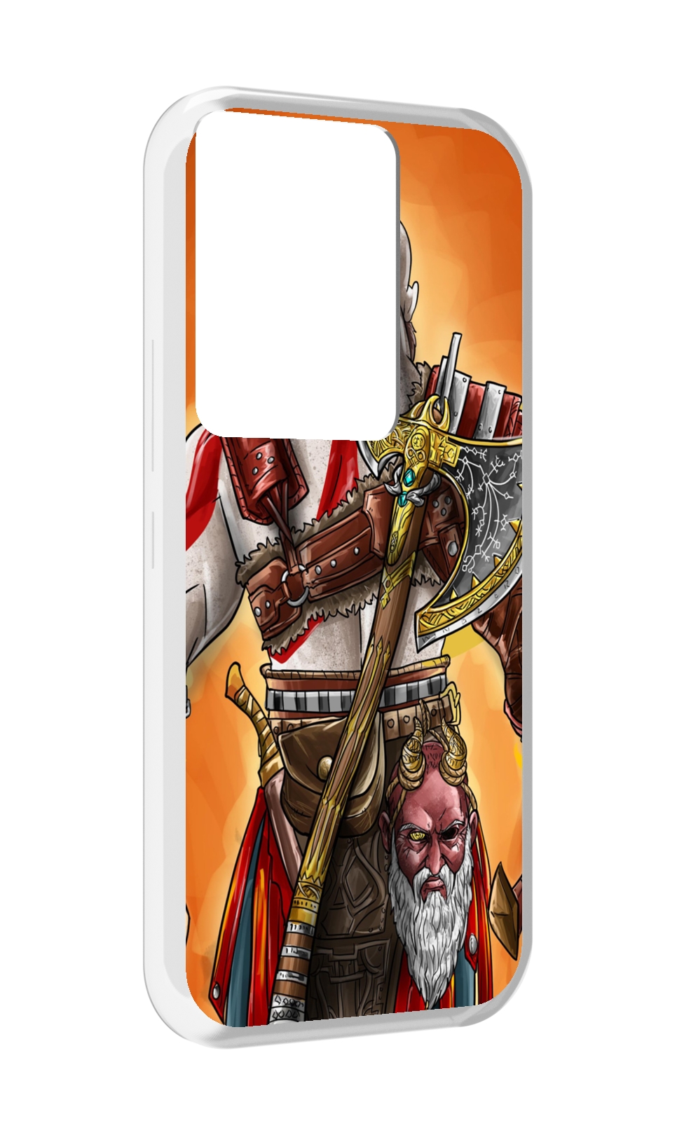 

Чехол MyPads God of War для Itel Vision 3 Plus / Itel P38 Pro, Прозрачный, Tocco