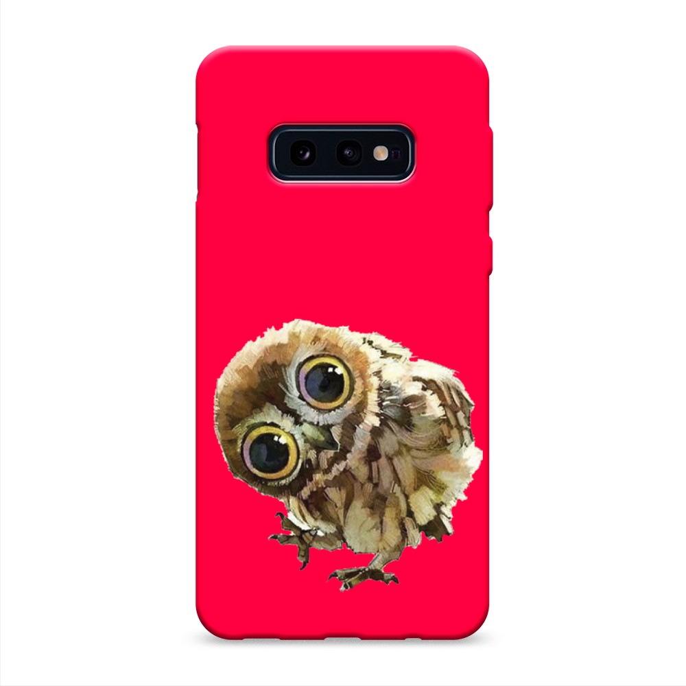 

Чехол Awog на Samsung Galaxy S10E "Любопытный совенок", Разноцветный, 27253-1