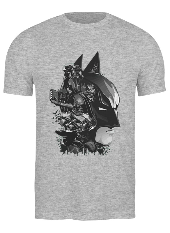 

Футболка мужская Printio Бэтмен (batman) серая 2XL, Серый, Бэтмен (batman)