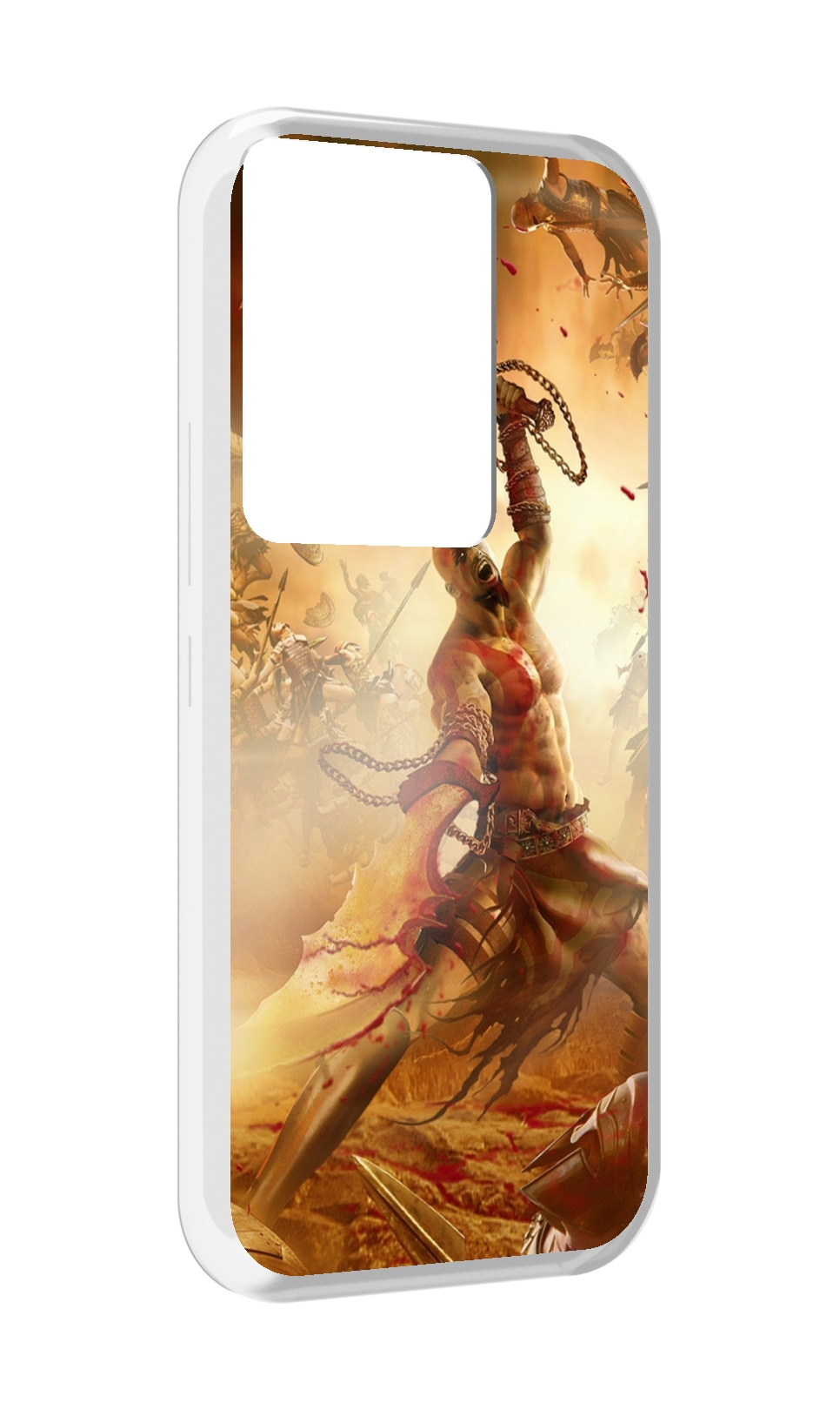 

Чехол MyPads God Of War III для Itel Vision 3 Plus / Itel P38 Pro, Прозрачный, Tocco