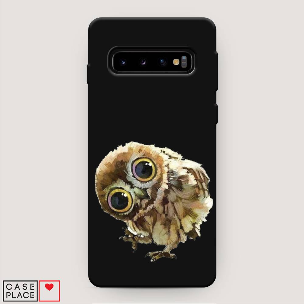

Чехол Awog на Samsung Galaxy S10 Plus "Любопытный совенок", Разноцветный, 27152-1