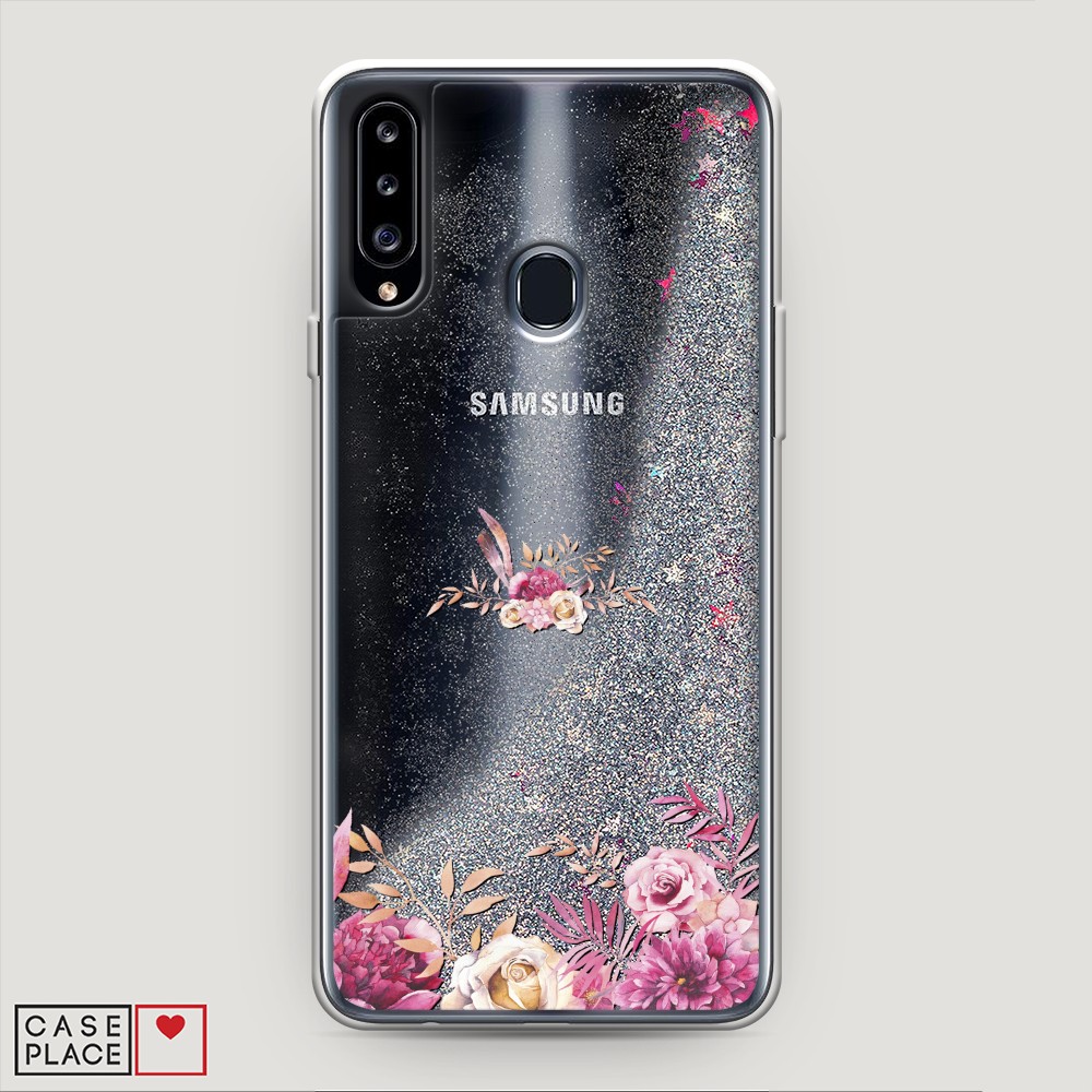 

Чехол Awog на Samsung Galaxy A20s / Самсунг A20s "Нежные розовые цветы", 2100891-1