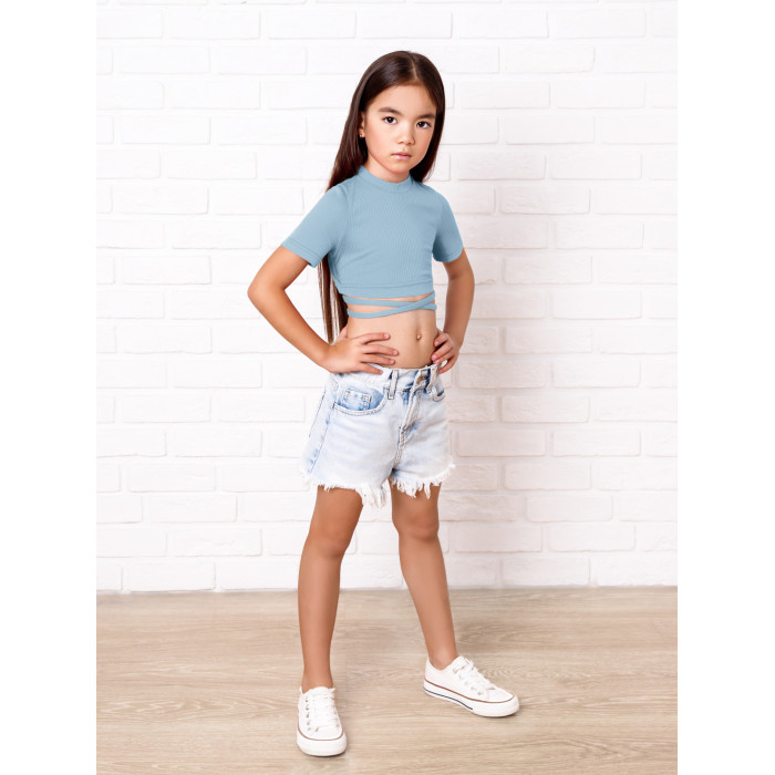 

Топ детский Amarobaby AB-OD22-GN2701, голубой, 146, AB-OD22-GN2701