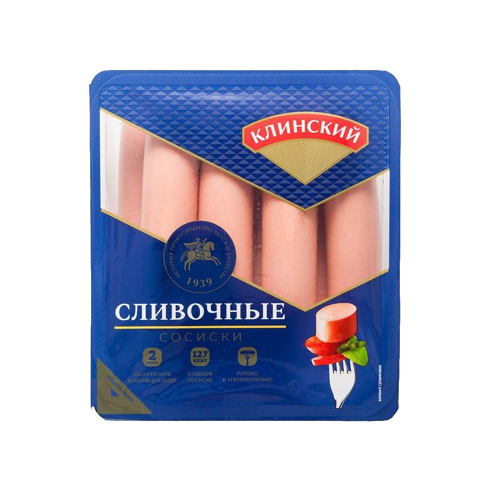 

Сосиски Клинский Сливочные варёные