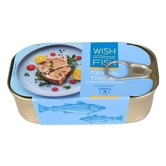 Печень трески Wish Fish 115 г 170₽