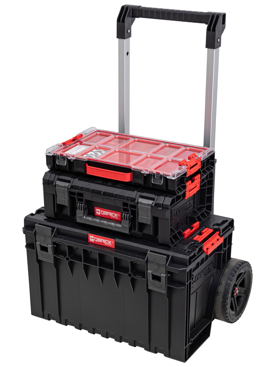 

Набор ящиков SET:QS ONE Cart 2.0 Promo+QS PRO Technician Case+QS PRO Organizer100 10501362, Qbrick System SET
