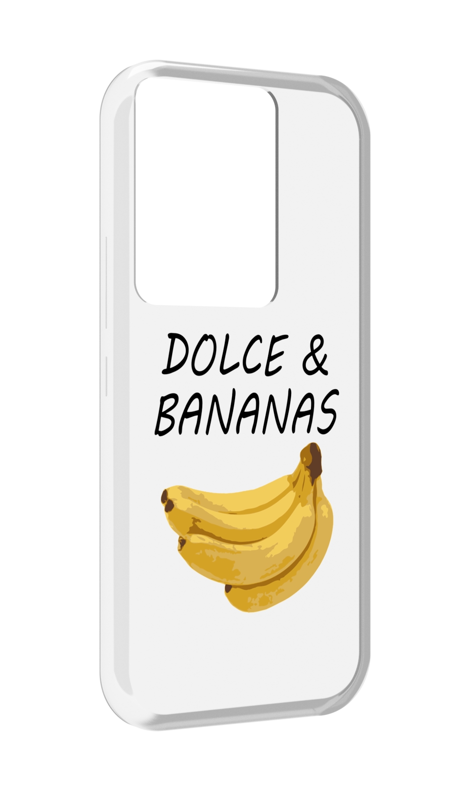 

Чехол MyPads Dolce банан для Itel Vision 3 Plus / Itel P38 Pro, Прозрачный, Tocco