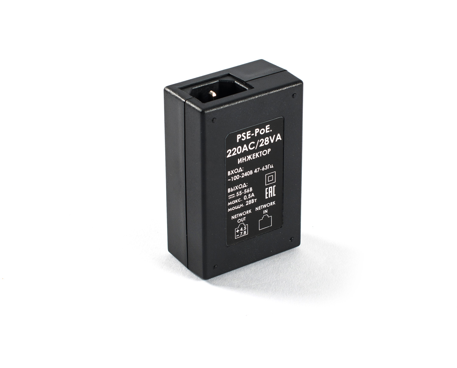 

Бастион High PoE инжектор PSE-PoE.220AC/28VA