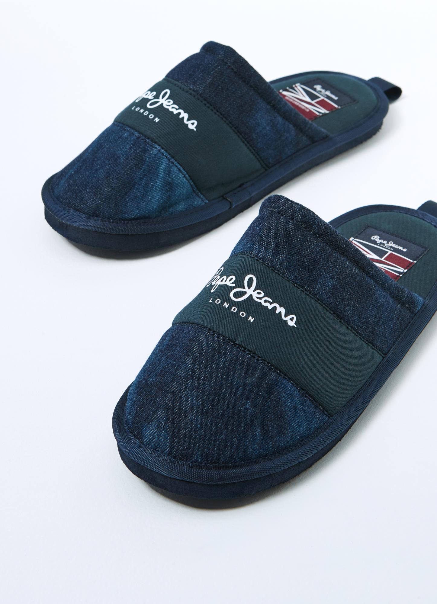 

Тапочки мужские Pepe Jeans London HOME BRITT SUMMER DENIM s_PMS20011 синие 42 EU, HOME BRITT SUMMER DENIM s_PMS20011