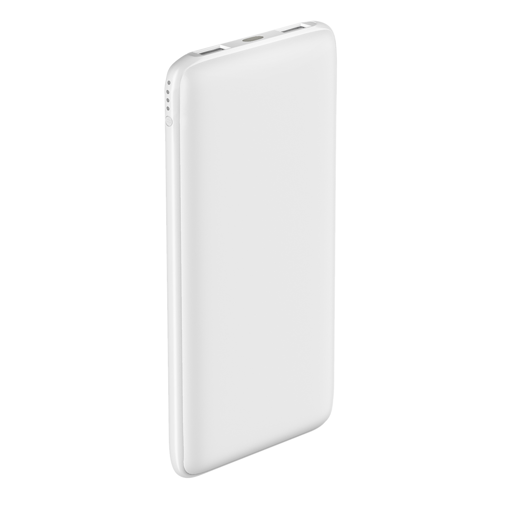 фото Внешний аккумулятор slim, 10000mah, white, olmio,