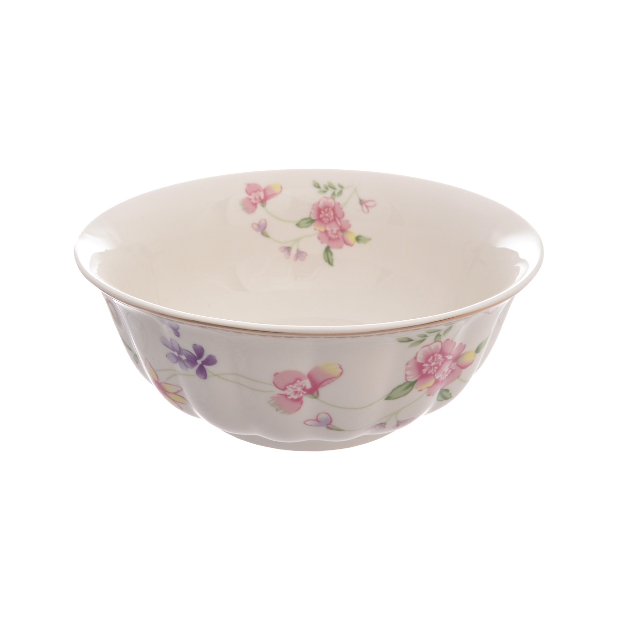 

Набор салатников Royal Classics Алиса 16 см (6 шт), Белый;розовый