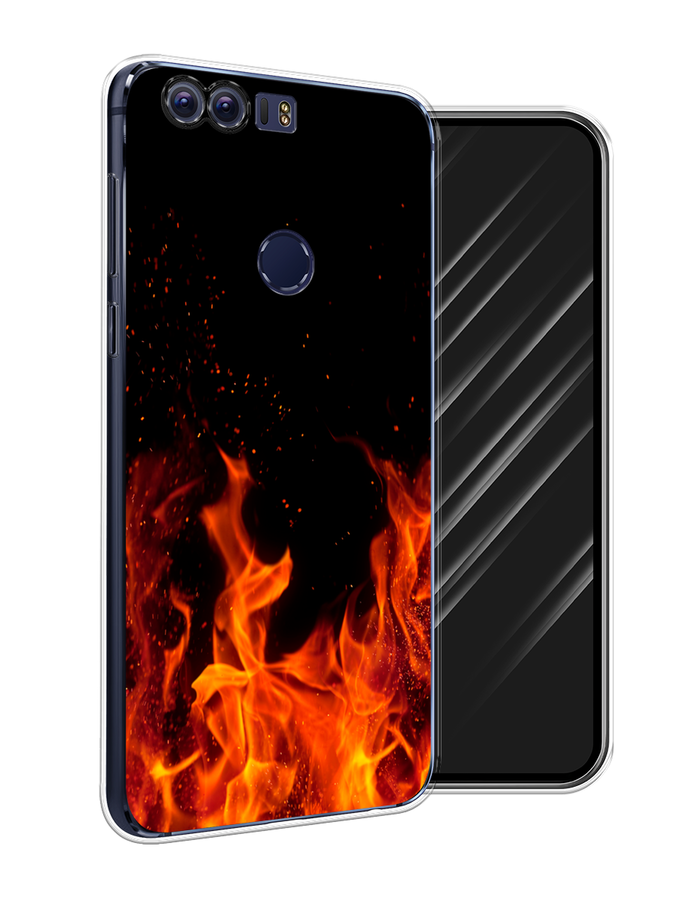 

Чехол Awog на Honor 8 "Все в огне", Разноцветный, 60950-4