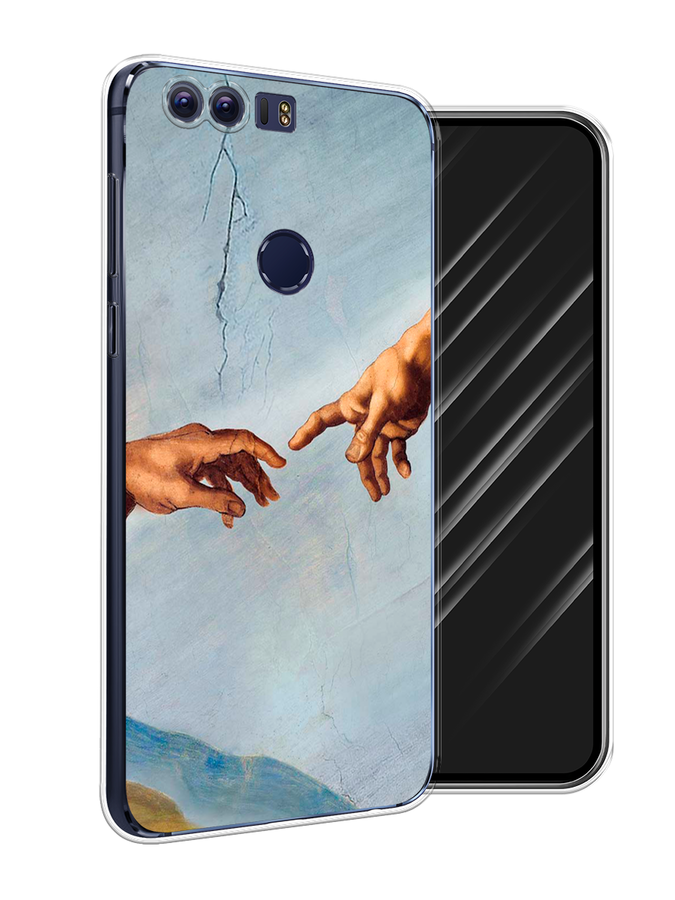 

Чехол Awog на Honor 8 "Сотворение Адама", Разноцветный, 60950-9