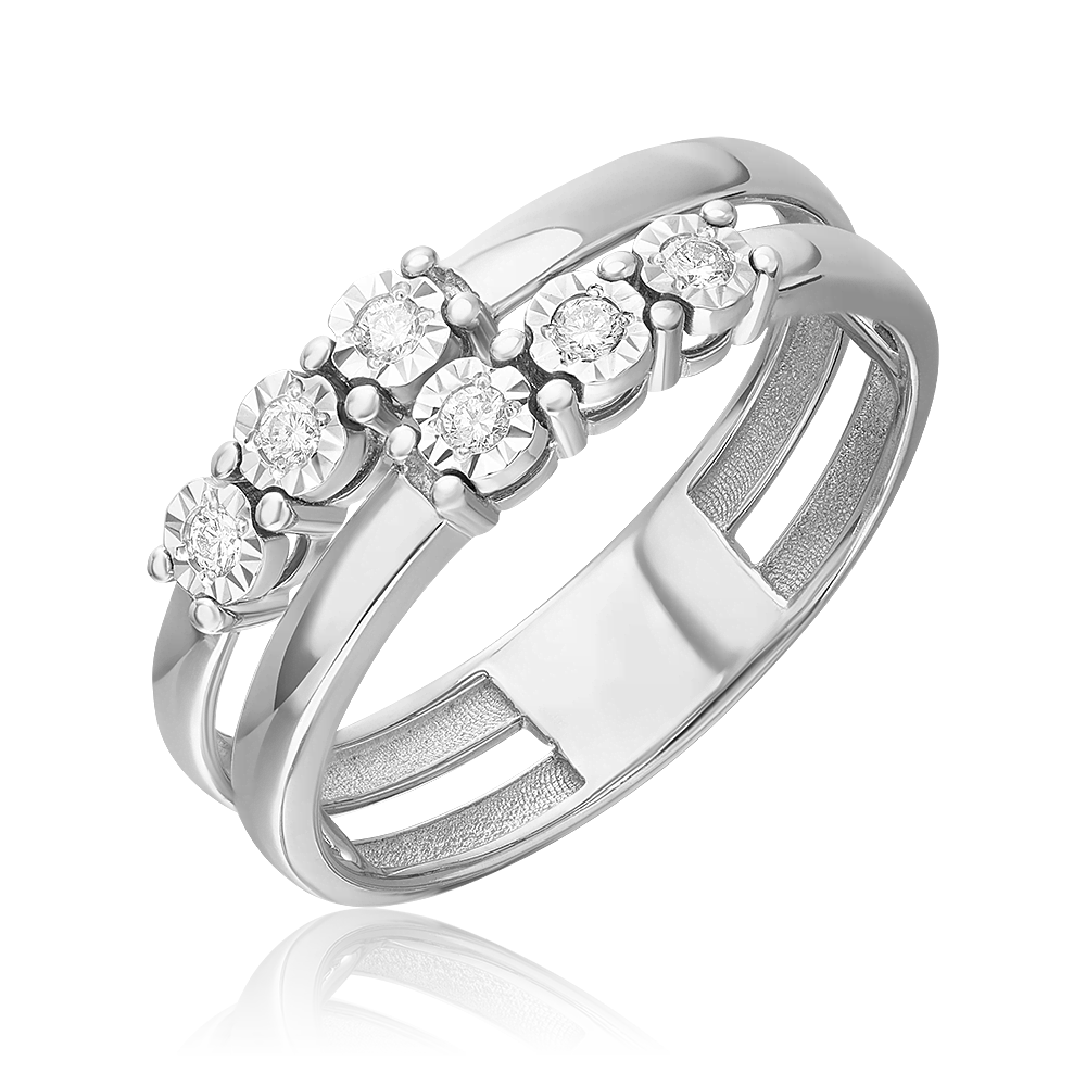 

Кольцо из белого золота р. , PLATINA jewelry 01-5770-00-101-1120, бриллиант, 01-5770-00-101-1120