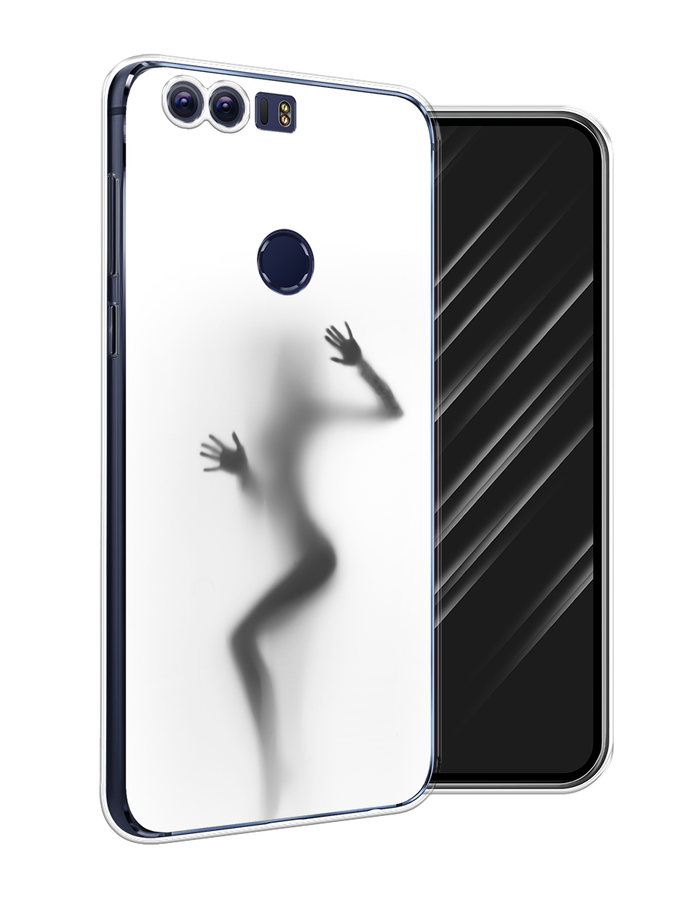 

Чехол Awog на Honor 8 "Девушка в душе", Разноцветный, 60950-7