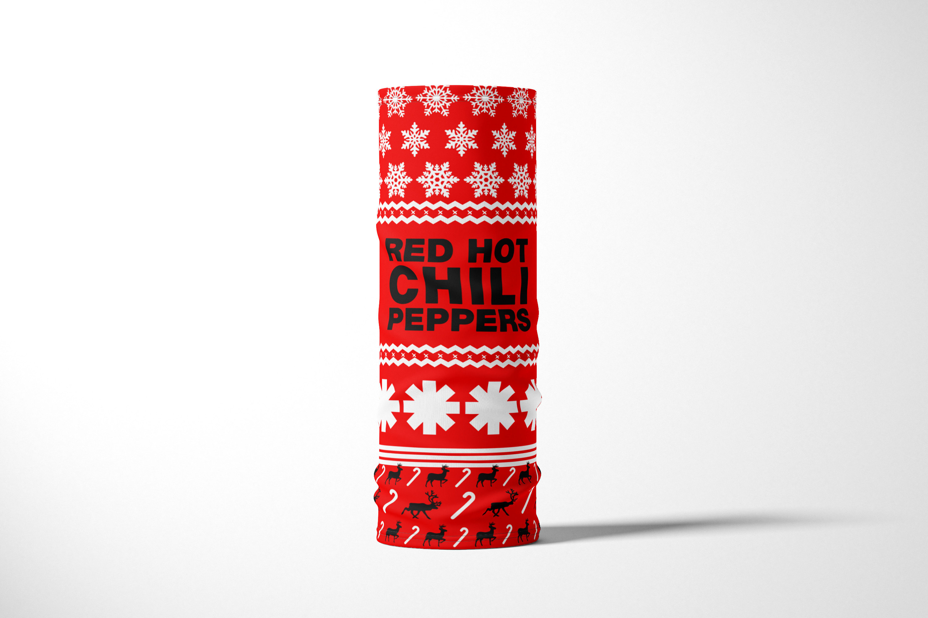 

Бандана / Бафф / Снуд-трансформер / Рок / Red Hot Chili Peppers Праздничный RHCP, Разноцветный, BBuffVM_VM1424563