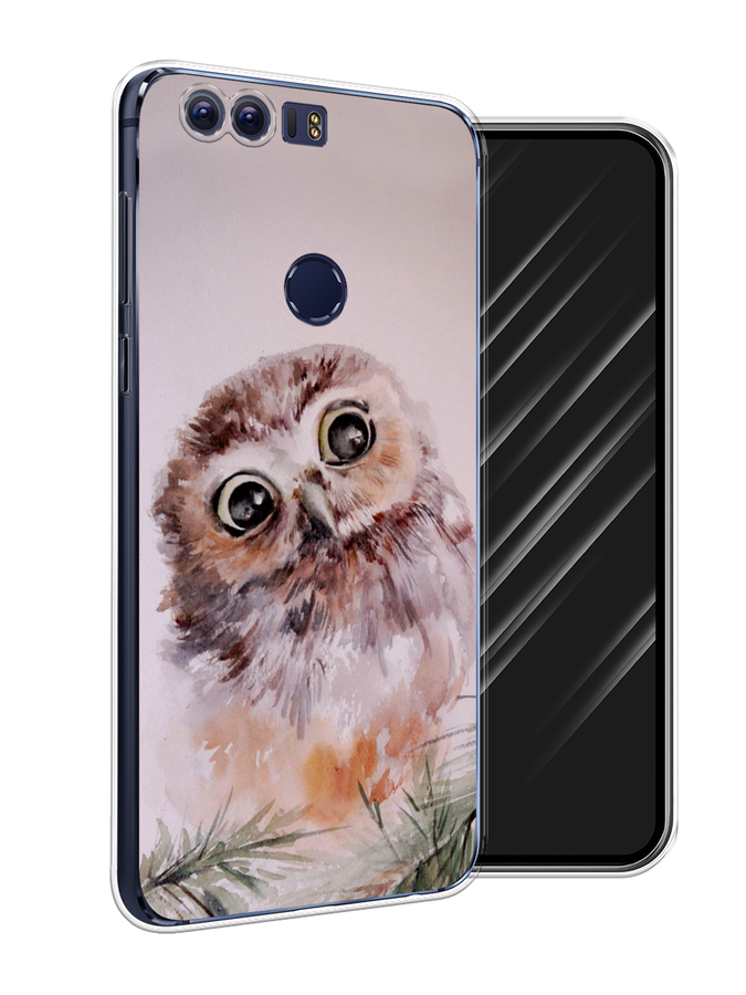 

Чехол Awog на Honor 8 "Сова на розовом", Разноцветный, 60950-1