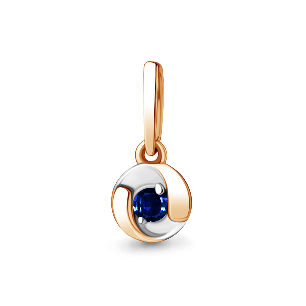 

Подвеска из красного золота с сапфиром Aquamarine 920835к_585_кз, 920835к_585_кз