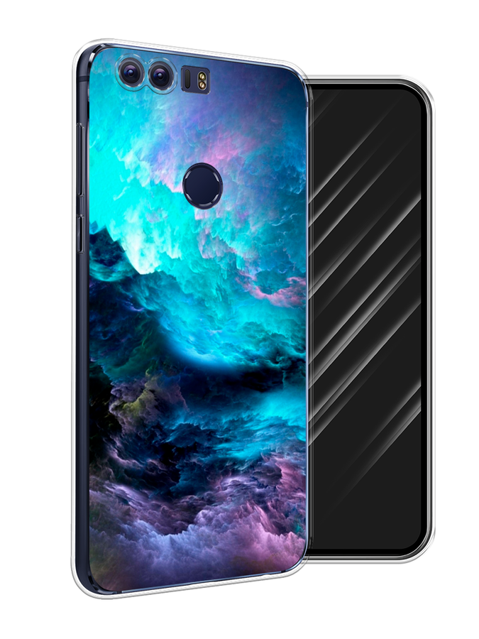 

Чехол Awog на Honor 8 "Бирюзовое небо", Разноцветный, 60950-4
