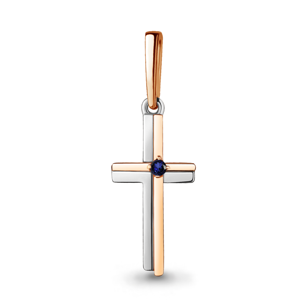 

Подвеска из красного золота с сапфиром Aquamarine 920803к_585_кз, 920803к_585_кз