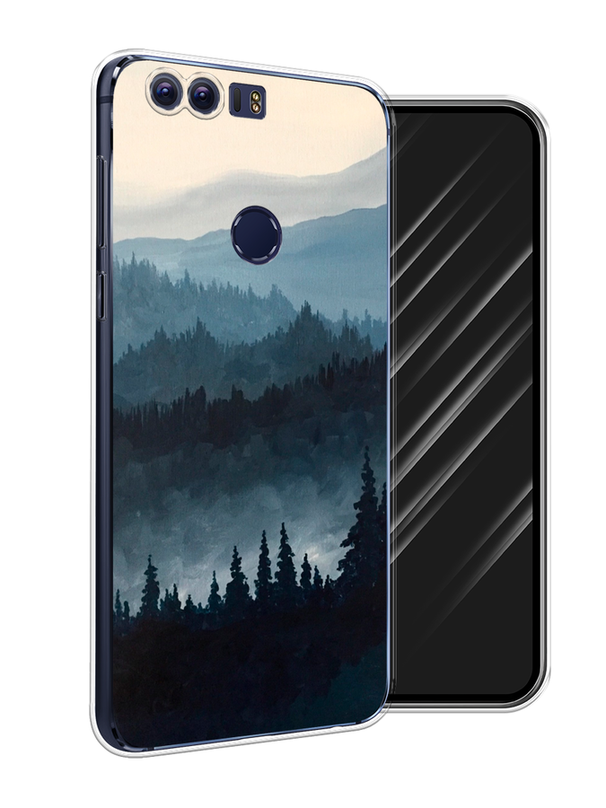 

Чехол Awog на Honor 8 "Туманные горы", Разноцветный, 60950-4
