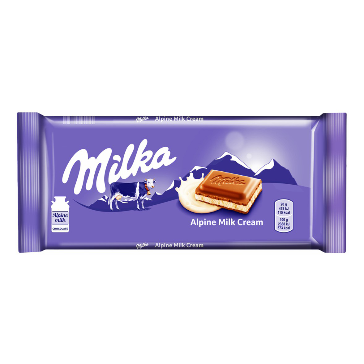 

Плитка Milka молочная с молочной начинкой 100 г